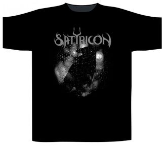 Satyricon Shortsleeve T-Shirt Black Crow On A Tombstone