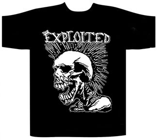 The Exploited Shortsleeve T-Shirt Mohican Skull