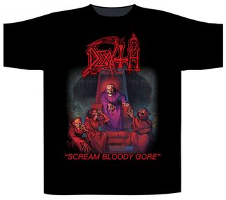 Death Shortsleeve T-Shirt Scream Bloody Gore