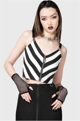 Stripe o negative top