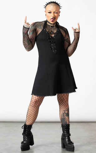 Subzero halter dress killstar