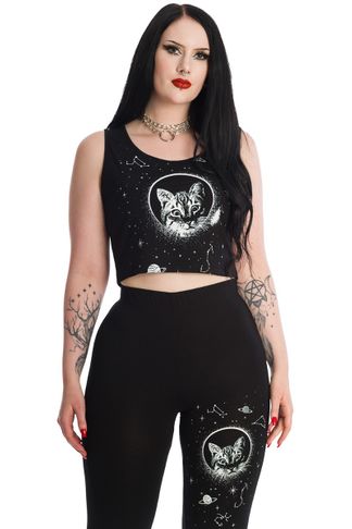 Space kitty top