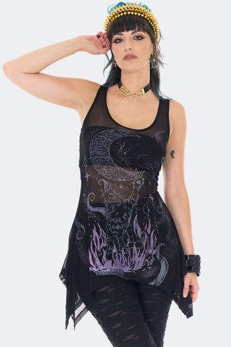 Cosmic cat tuniek top jawbreaker