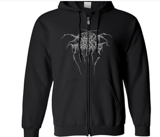Darkthrone True norwegian Blackmetal Zip hooded sweater