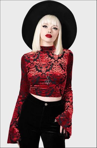 Vassago longsleeve top (rood)