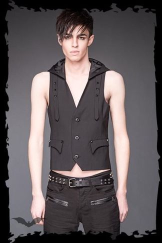 Queen Of Darkness - Hold Em Tight Vest - Black