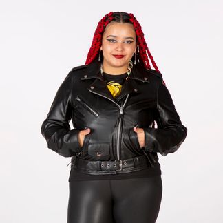 Newrock W-NRLWJ006-V6 MBF black vegan jacket