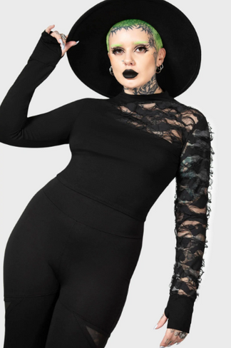 Killstar Willa longsleeve top