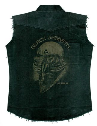 Black Sabbath Sleeveless Worker Shirt US Tour '78