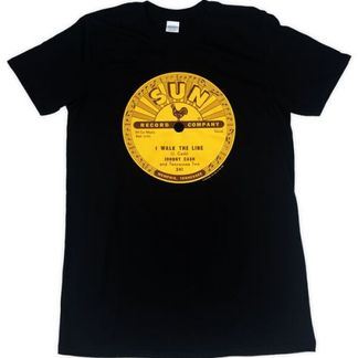 Sun records I walk the line Johnny cash  T-shirt