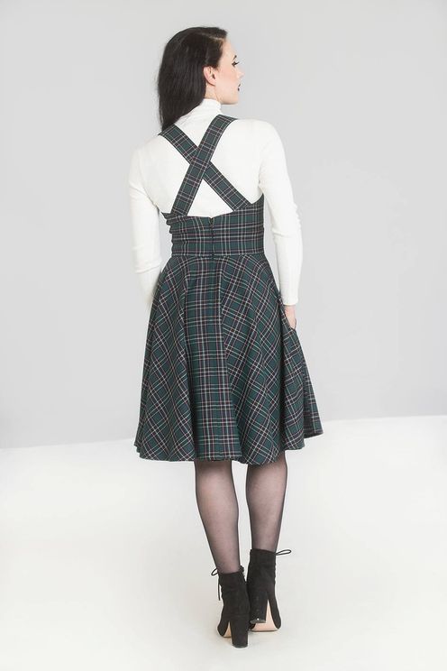 Peebles pinafore jurk Groen) - Babashope - 6