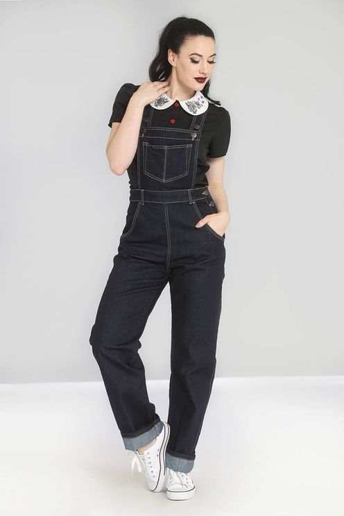 Elly May Denim Dungaree - Babashope - 7