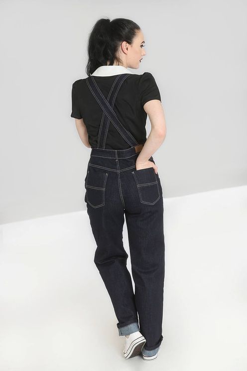 Elly May Denim Dungaree - Babashope - 7