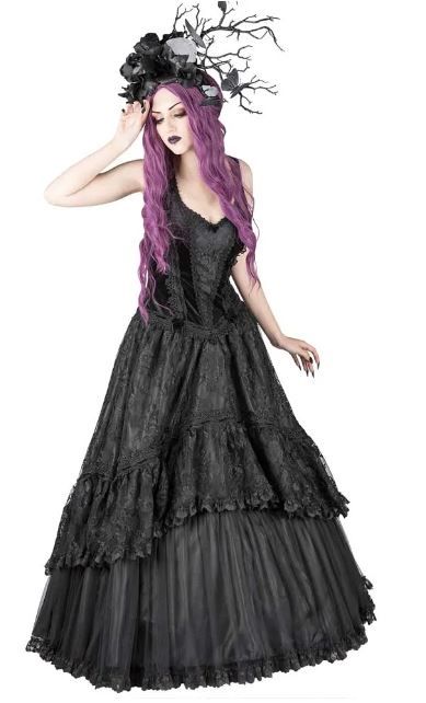 Feronia 1034 dress zwart - Babashope - 4