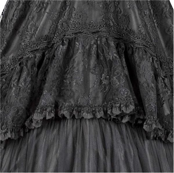 Sinister 1034 Cassandra Lange victoriaanse gothic jurk - Babashope - 3