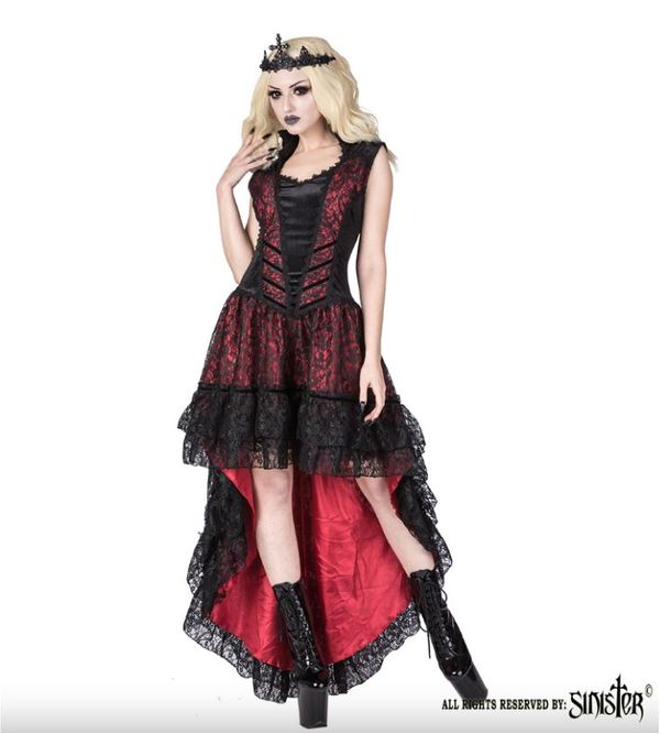 Sinister 1093 Lisha longdress bordeaux - Babashope - 3