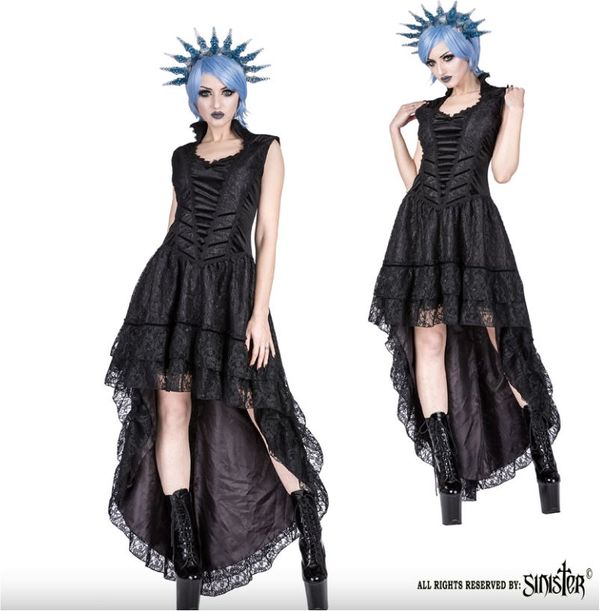 Sinister 1093 Lisha Longdress zwart - Babashope - 2