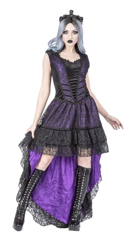 Sinister 1093 Lisha Longdress Paars - Babashope - 3