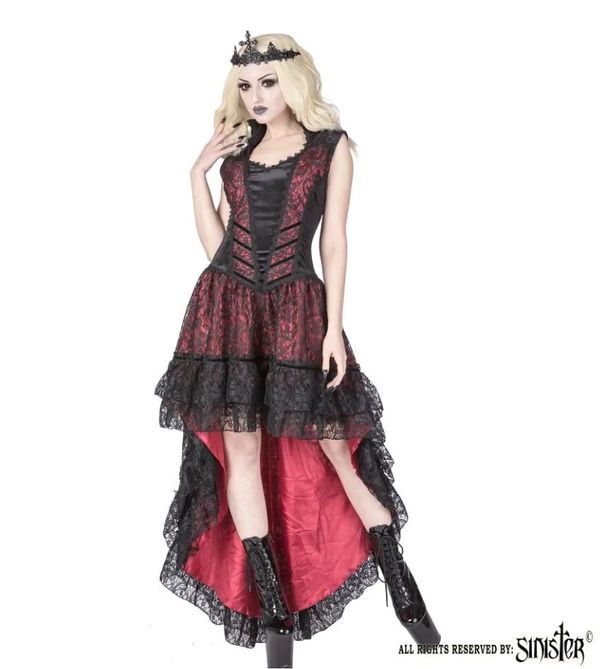 Sinister 1093 Lisha longdress bordeaux - Babashope - 3