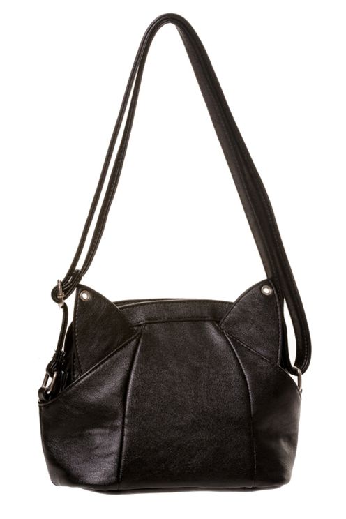 CAT BAG – BLACK VINYL - BANNED APPAREL - Babashope - 3