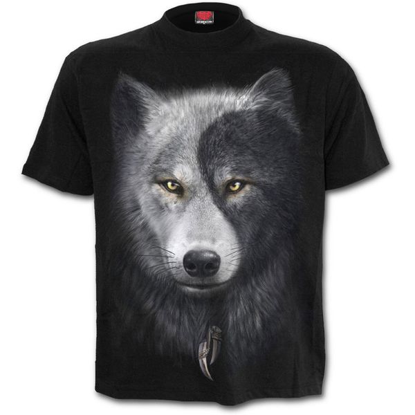 WOLF CHI - T-Shirt Black - Spiral - Babashope - 3