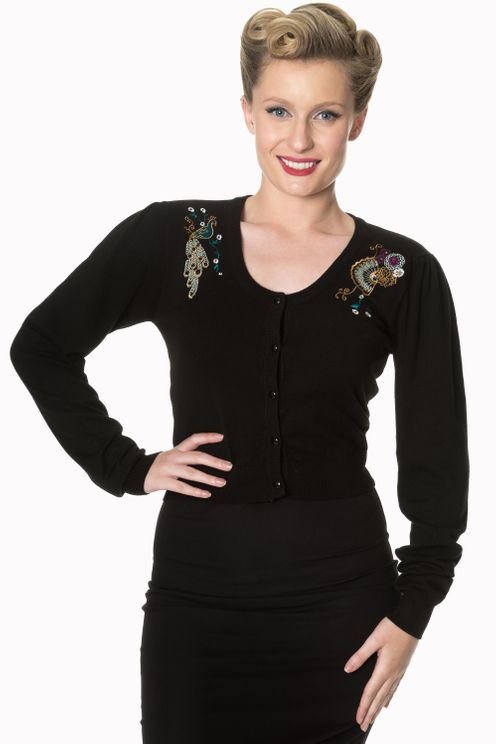 Proud peacock cardigan vest - Babashope - 4