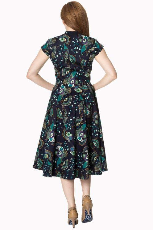 Proud peacock cut out dress Banned - Babashope - 8