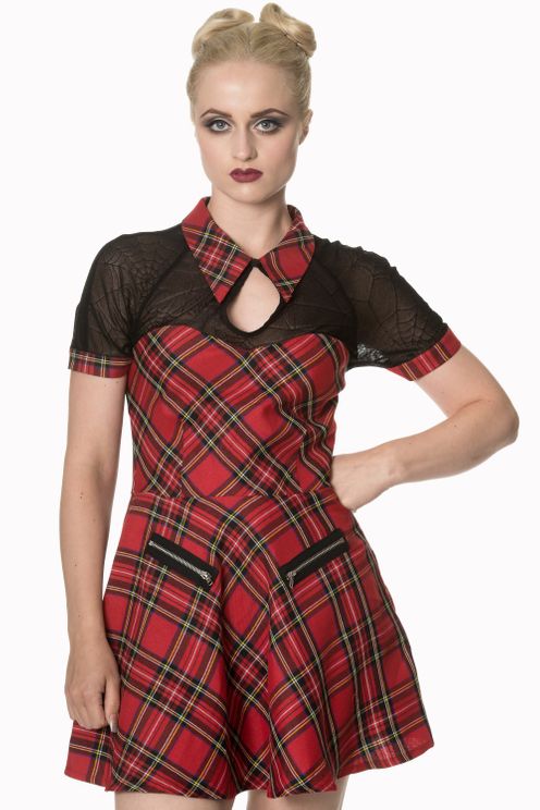 Dusk Beauty tartan dress - Babashope - 6