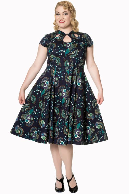 Proud peacock cut out dress Banned - Babashope - 8