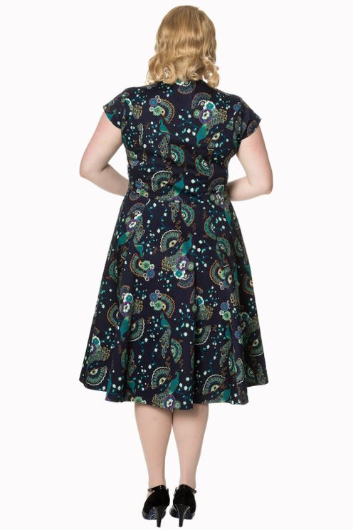 Proud peacock cut out dress Banned - Babashope - 8