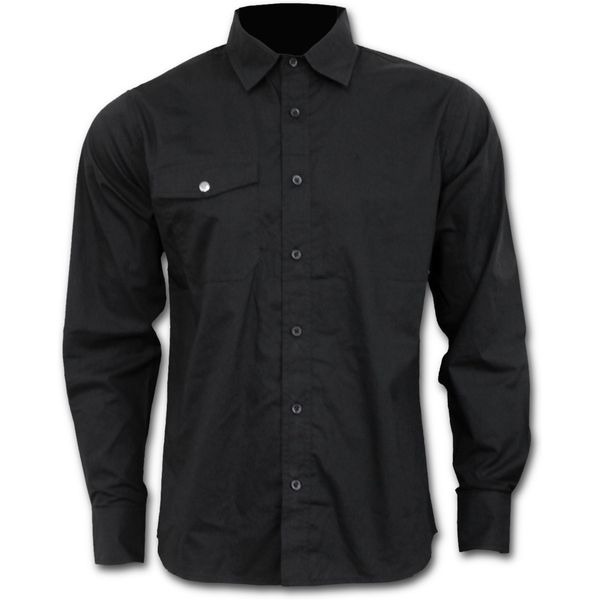 Metal streetwear longsleeve casual shirt - Babashope - 4