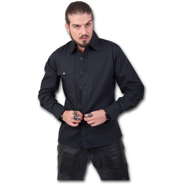 Metal streetwear longsleeve casual shirt - Babashope - 4