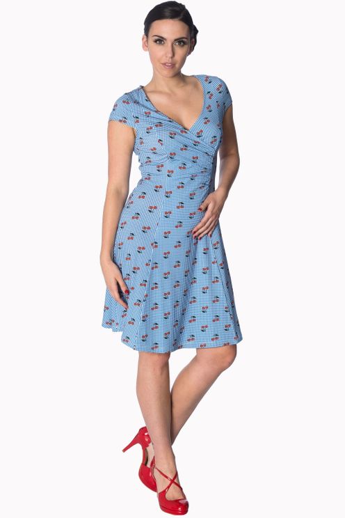 Cherry love wrap over dress - Babashope - 6