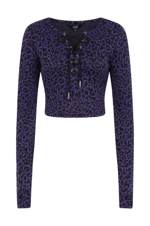 Tabitha jumper purple leopard banned - Babashope - 4