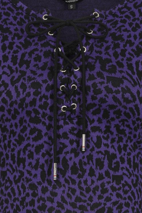 Tabitha jumper purple leopard banned - Babashope - 4
