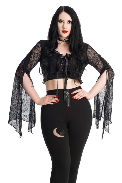 Morticia lace top - Babashope - 6