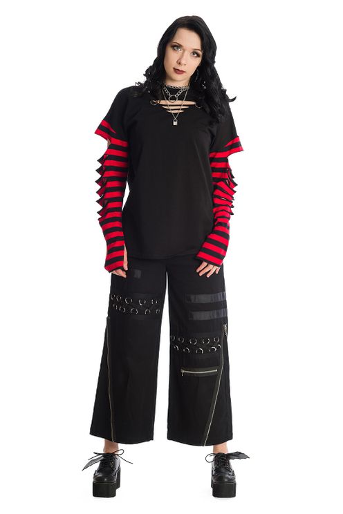 Banned ember Baggy trouser blk - Babashope - 8