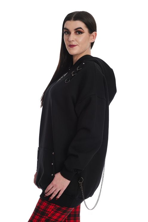 Black helia hoodie - Babashope - 5