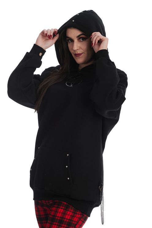Black helia hoodie - Babashope - 5