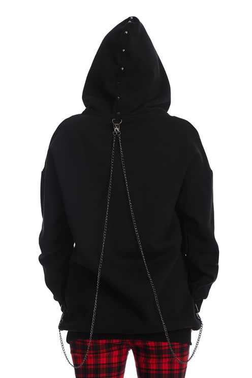 Black helia hoodie - Babashope - 5