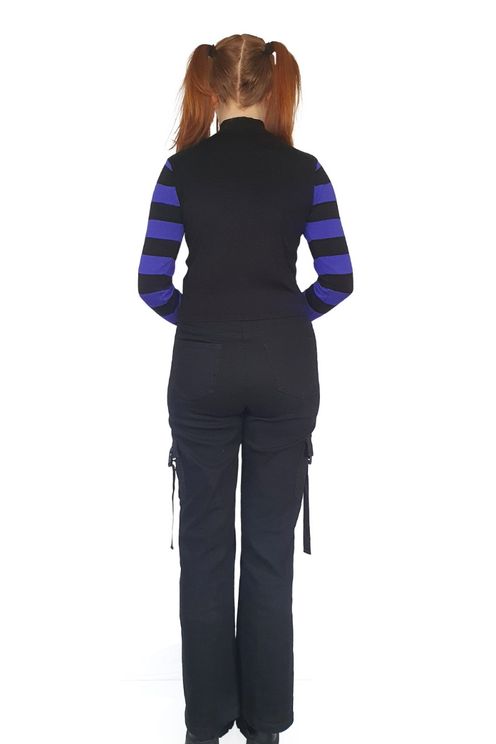 Laetitias's covenstead purple striped jumper - Babashope - 5