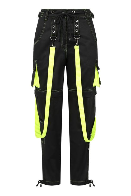 Goth trooper broek blk/green - Babashope - 5