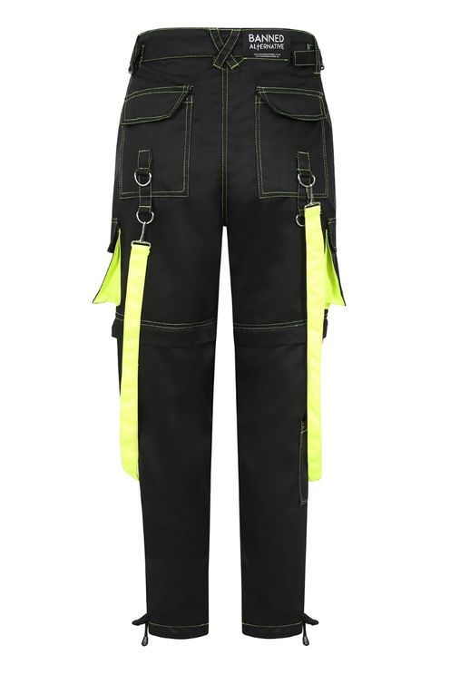 Goth trooper broek blk/green - Babashope - 5