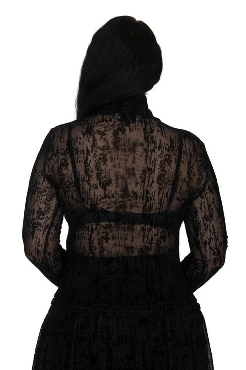 Black lattice top - Babashope - 2