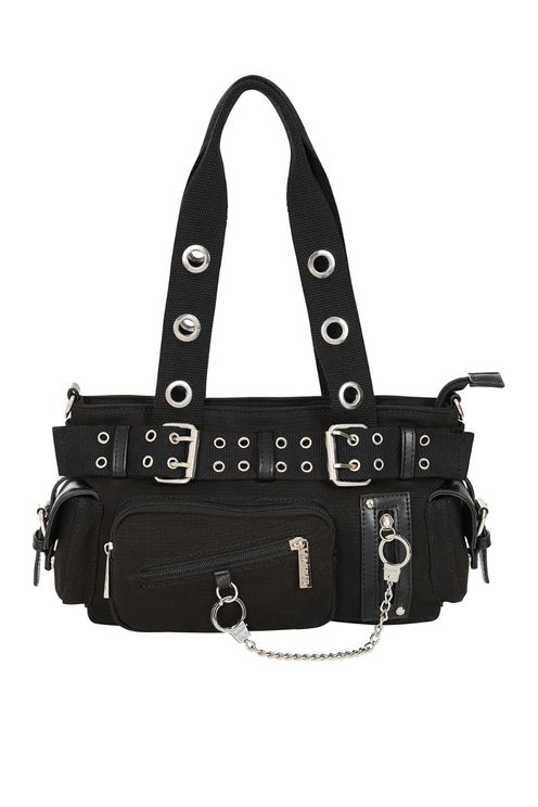 Black fang handbag - Babashope - 6