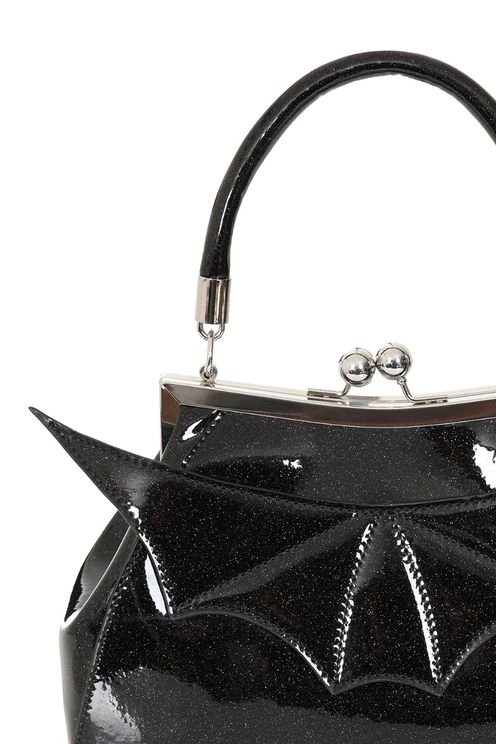 Zwarte Elvira shimmer handtas - Babashope - 5