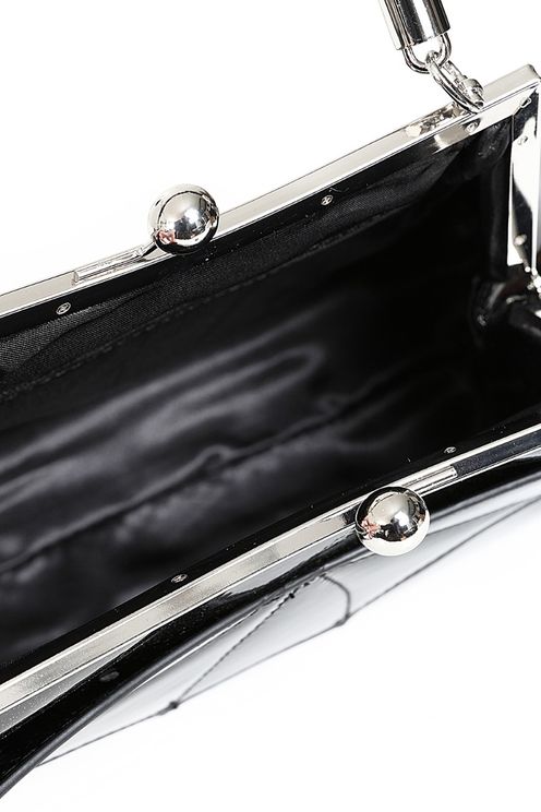 Zwarte Elvira shimmer handtas - Babashope - 5