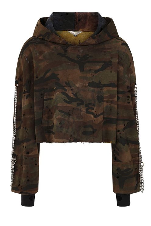 Brown black Fable hoodie - Babashope - 6