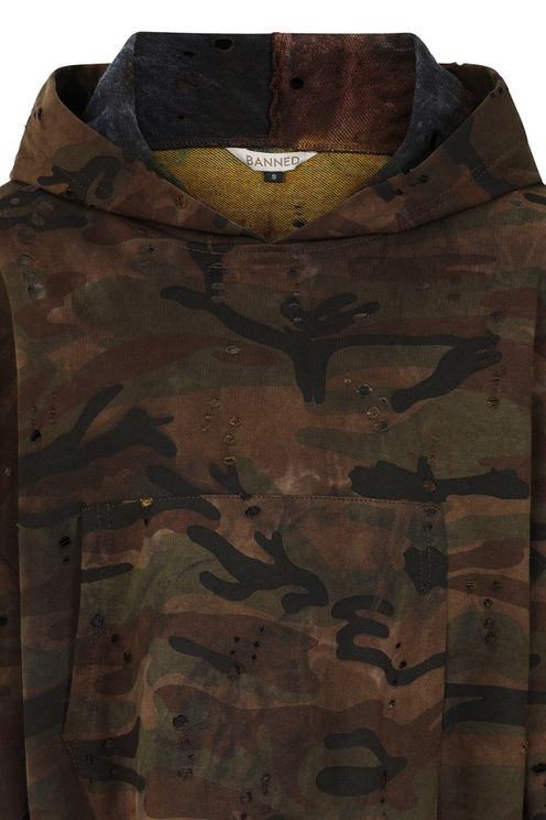 Brown black Fable hoodie - Babashope - 6