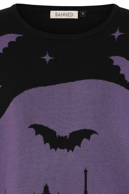 zwart paarse Lyra jumper - Babashope - 3